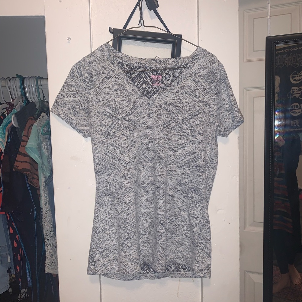 Loose fitting v neck